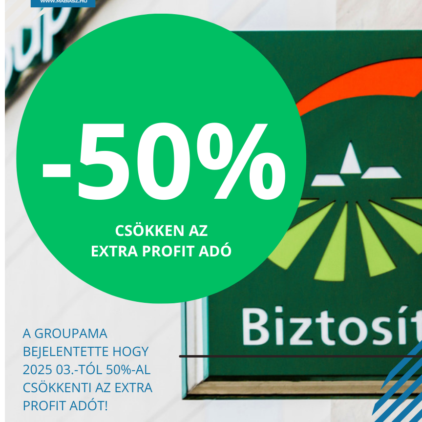 Groupama tájékoztatás a biztosítási pótadó csökkentéséről