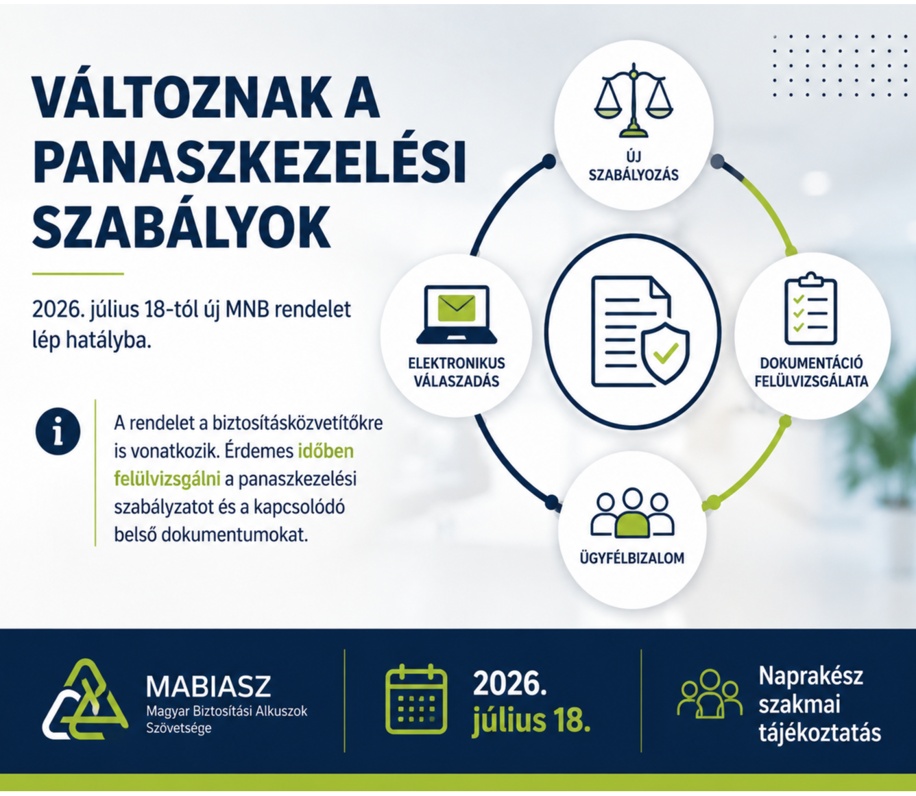 Új panaszkezelési szabályok lépnek hatályba – érdemes felülvizsgálni a belső dokumentációt